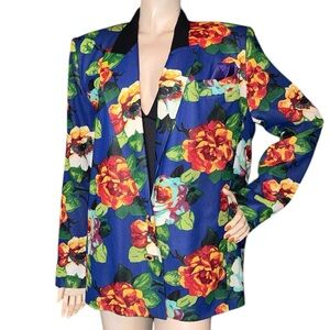 Criscione Vintage Floral Blazer Jacket